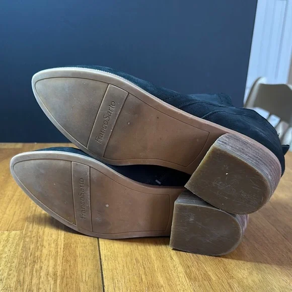 Franco Sarto Black Ankle Boots - Picture 5 of 5